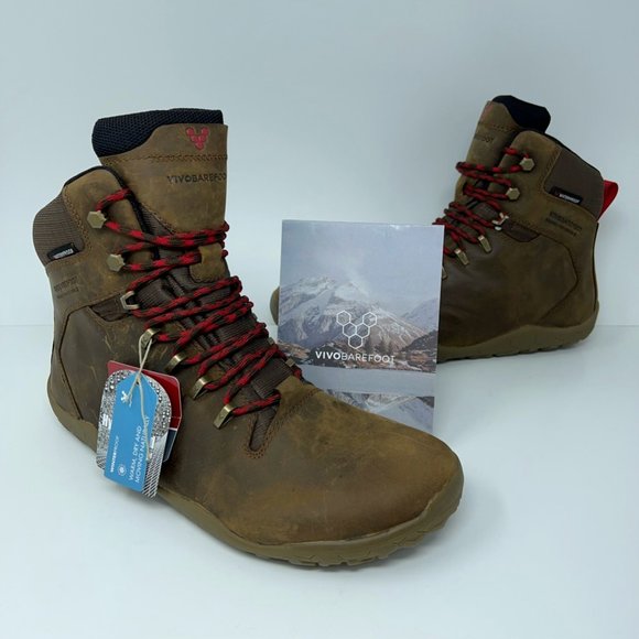 Vivo barefoot Shoes - Vivobarefoot Womens Tracker FG Ankle Hiking Boots Brown Lace Up 11 EUR 42 New